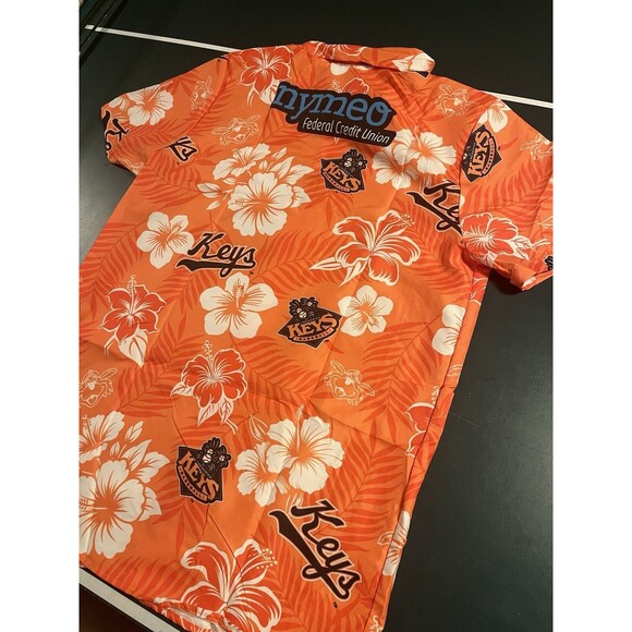 NEW Frederick Keys Baltimore Orioles Minor League Baseball Hawaiian Shirt MED 10 - Picture 6 of 8